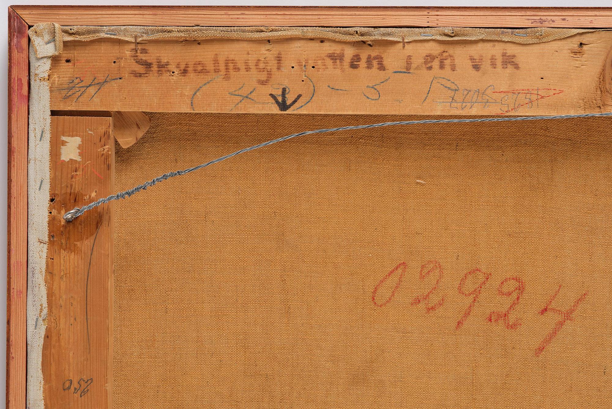 Gustaf Fjæstad, "Skvalpigt vatten i en vik" ("Moving water in a bay").