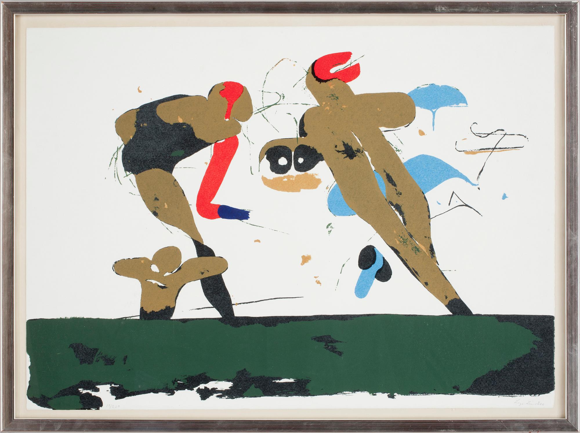 LAGE LINDELL, litografi, sign o numr 10/250.