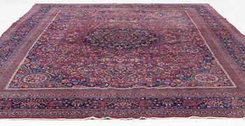 A Meshed carpet, c. 405 x 320 cm.