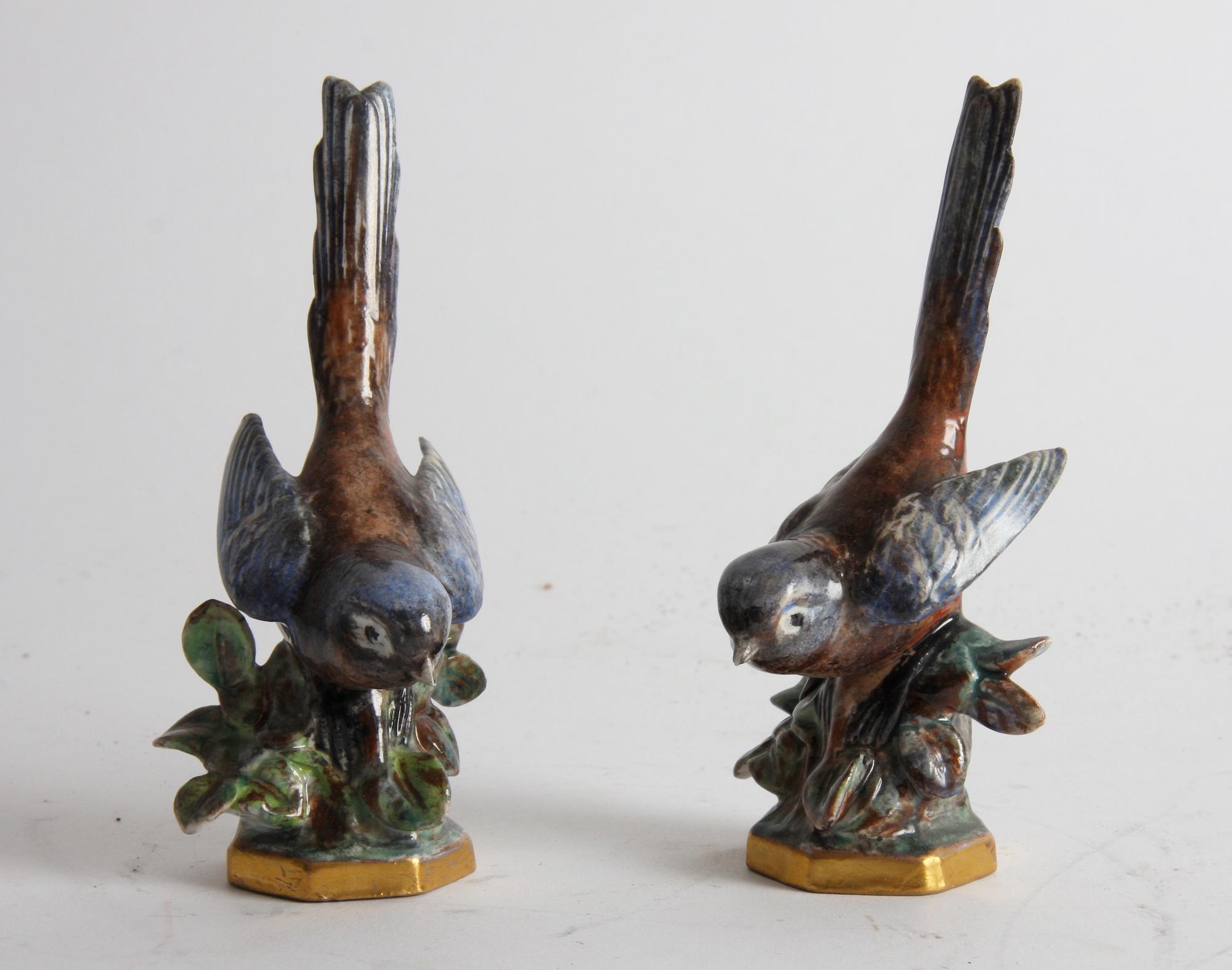 FIGURINER, ett par, porslin.