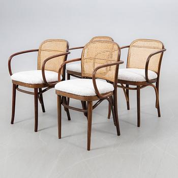 Chairs, 4 pcs, second half of the 20th century.