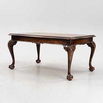 A birch dining table, first half of the 20th century.