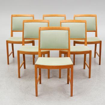 Bertil Fridhagen, 6 chairs, "Diamant", Bodafors, second half of the 20th century.