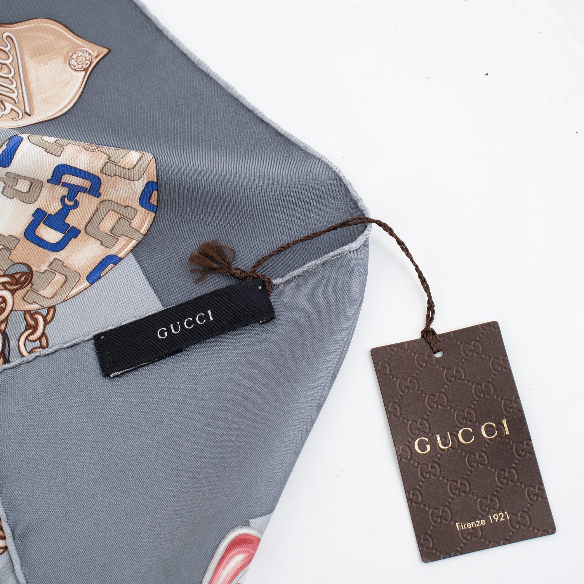 Gucci, scarf.