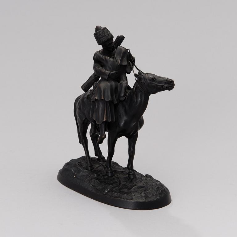 A 1900 Russian cast iron Kasli sculpture.