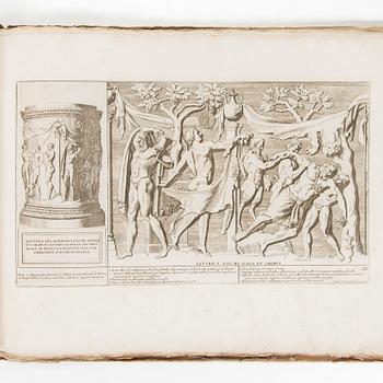 A book with classical Roman illustrations by Giovanni Pietro Bellori, etchings, dated 1693.