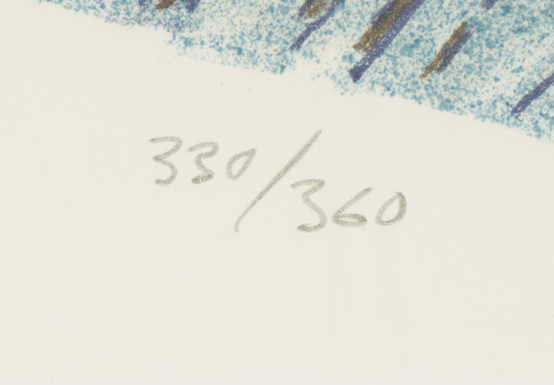 Roland Svensson, färglitografi, signerad och numrerad 330/360.