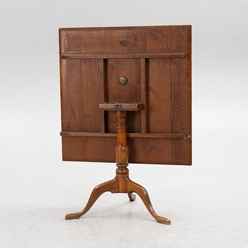 Folding table, by Carl Hollst (master in Eskilstuna 1787-1830).