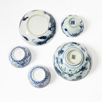A group lot of Chinese porcelain, 17/20th century.