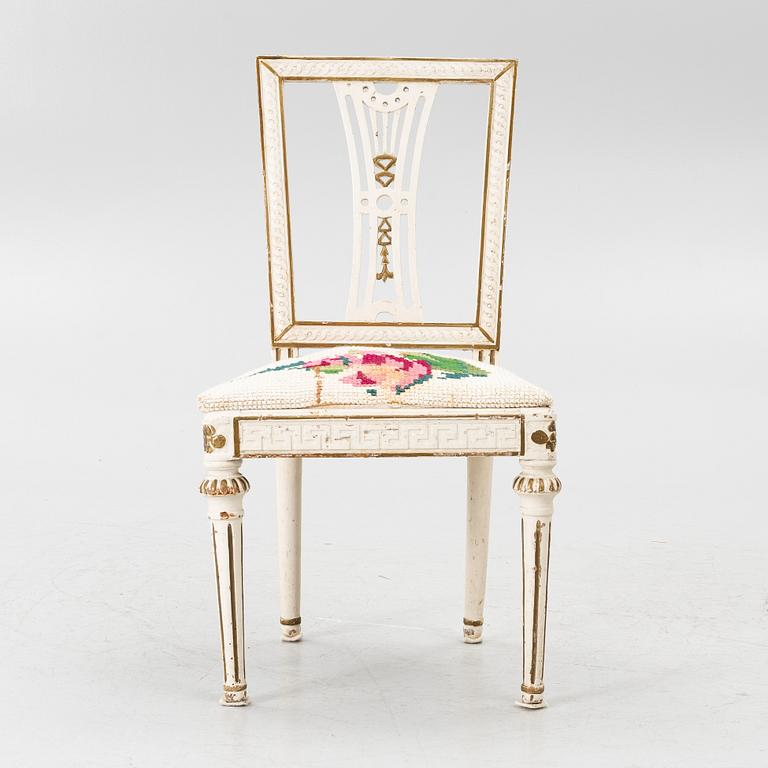 A provincial Gustavian chair, 18th century.