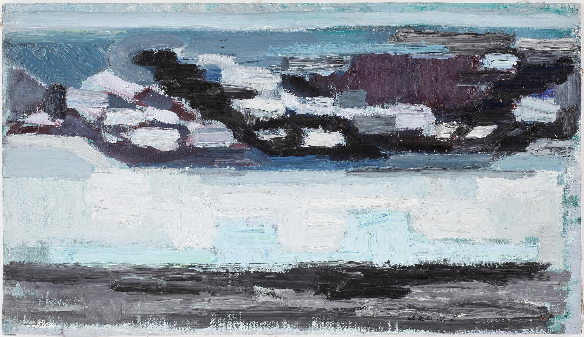 NALLE WERNER, olja på duk, signerad.