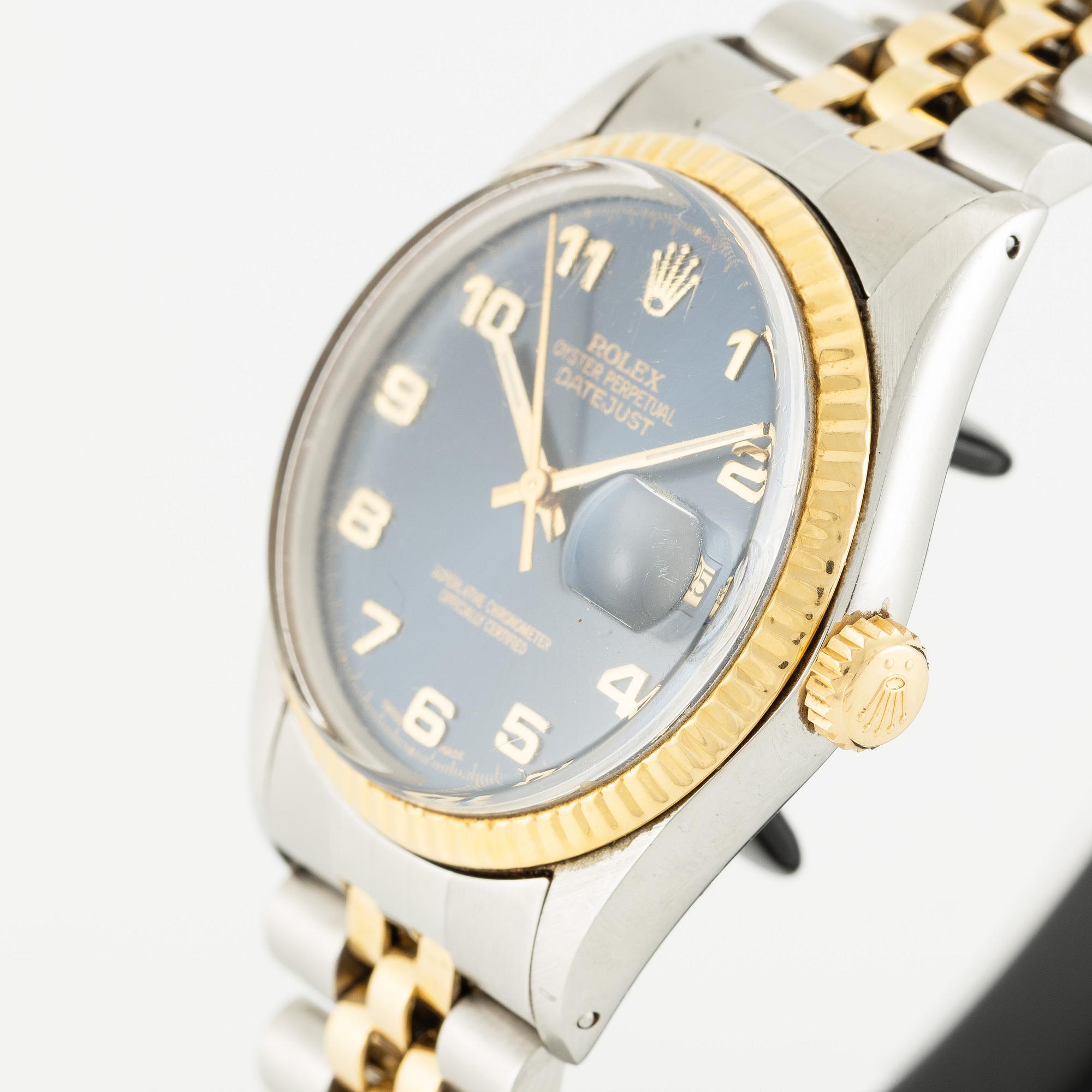 Rolex, Oyster Perpetual, Datejust, wristwatch, 36 mm.