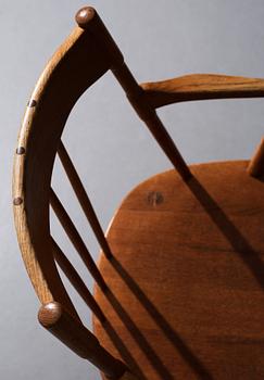 HANS J WEGNER, a "Windsor" chair for Mikael Lauersen, Denmark, 1940's.