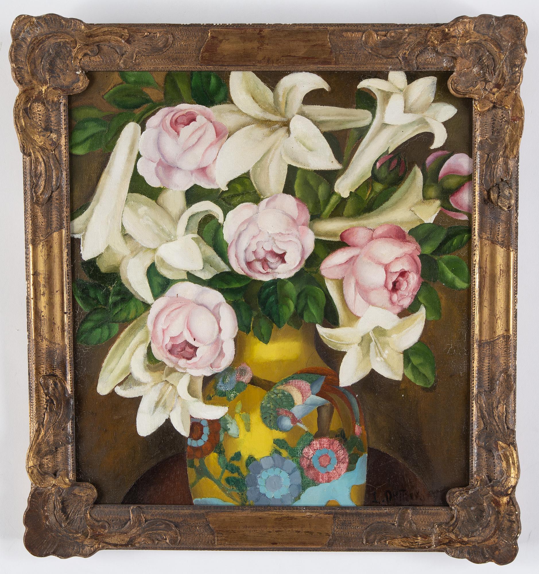 LYDIA DMITRIEVSKIJ, oil on canvas, signed.