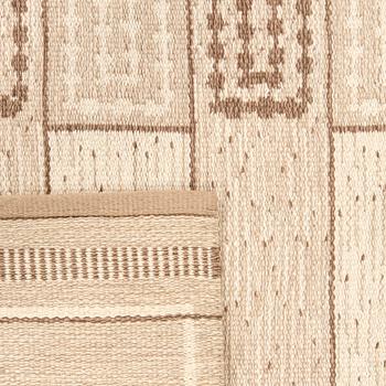 Rug, röllakan, signed WF, approx. 237x161 cm.