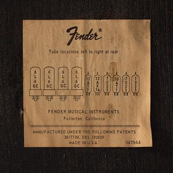 Fender, a "Quad Reverb" guitar amplifier, 1970s, USA.