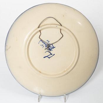 Tyra Lundgren, two stoneware dishes, Rörstrand, 1930's.