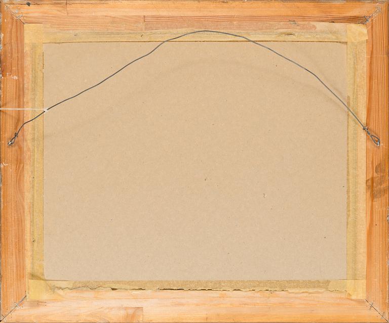 Atte Laitila, olja på papper lagd på pannå, signerad och daterad -20.