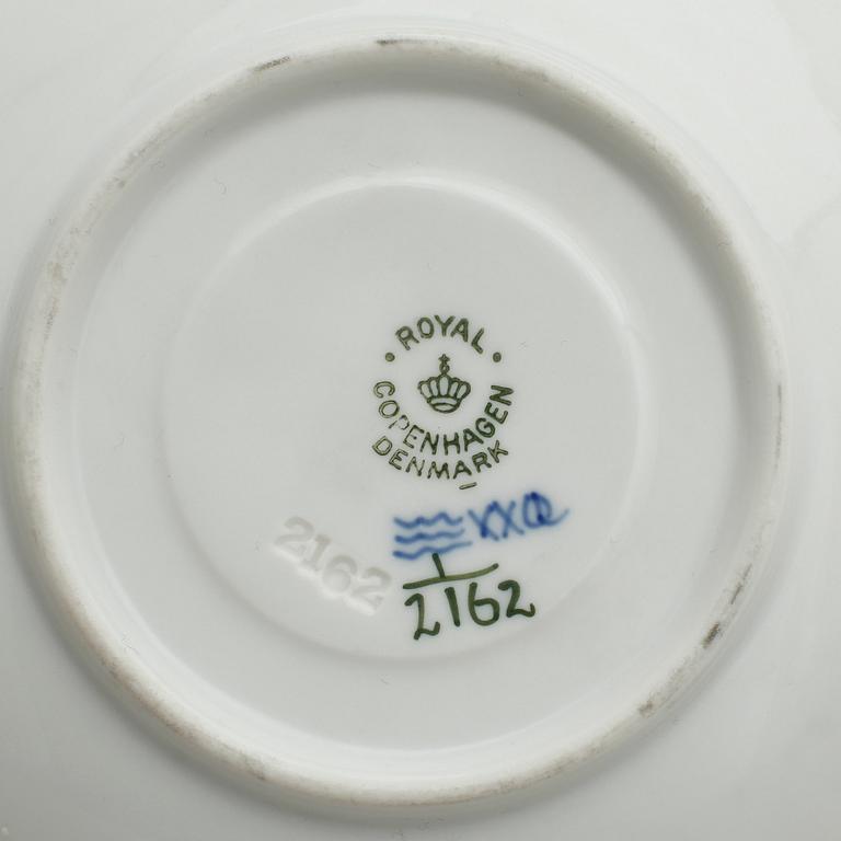 PARTI PORSLIN, 25 delar, bla. "Musselmalet", Royal Copenhagen.