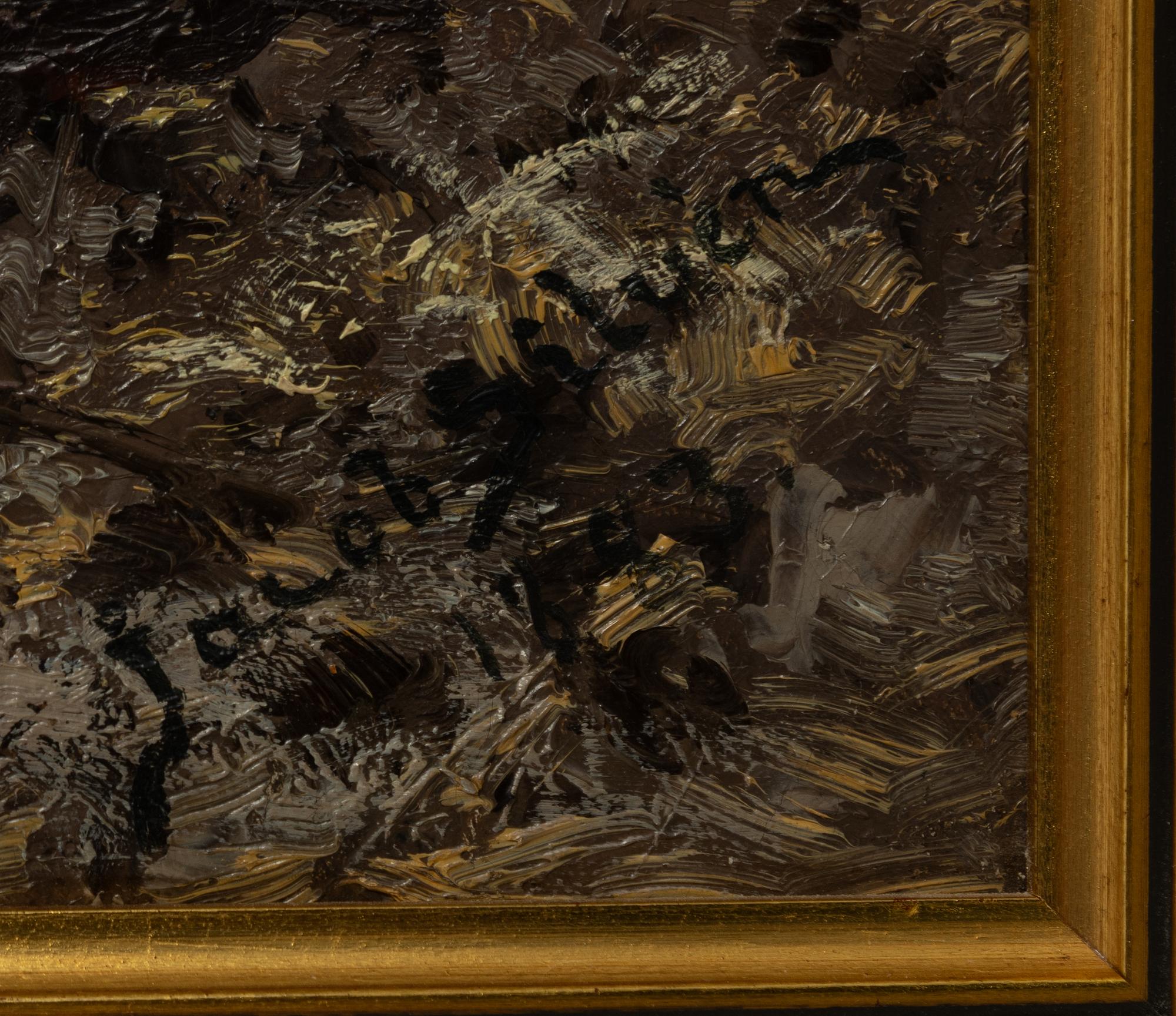 Johan Jacob Silvén, Summer Landscape with Ploughing Man.