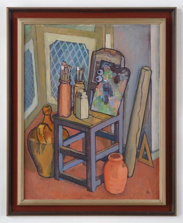 Hilding Linnqvist, "Målarens attribut".