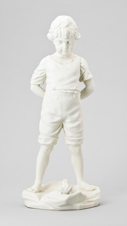 SKULPTUR, parian, Gustafsberg 1920-tal.