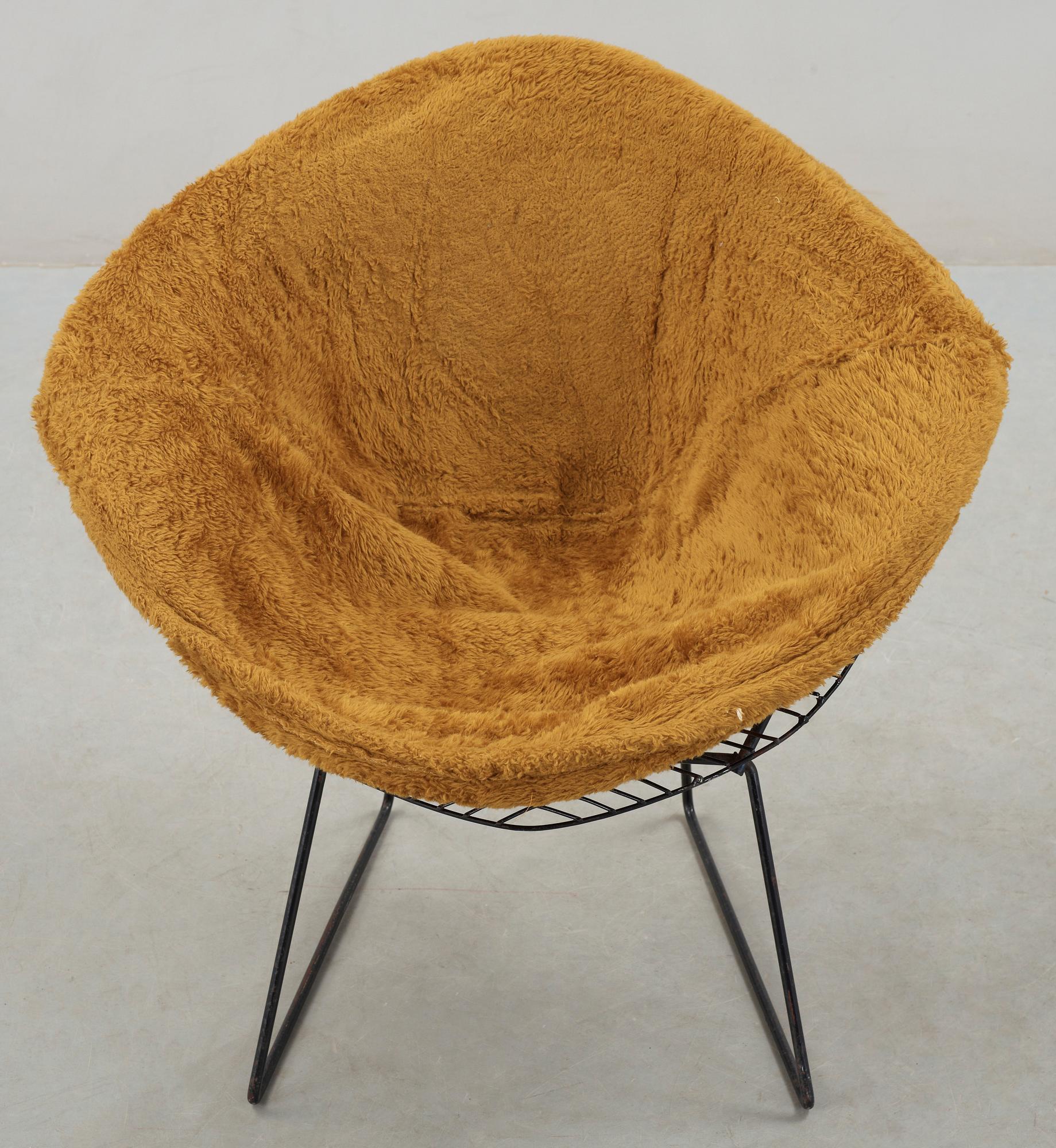 FÅTÖLJ, "Diamond chair", Harry Bertoia, modellen formgiven år 1950-52, i produktion från 1953 och framåt.