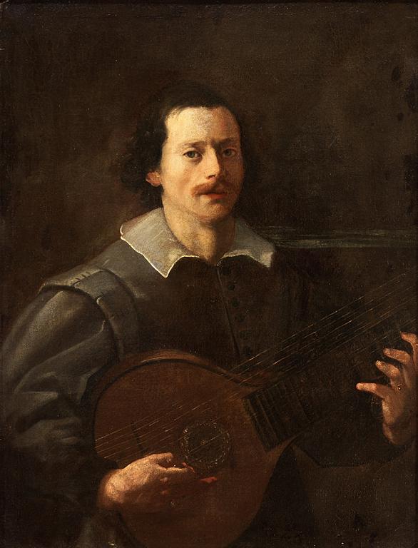 Dutch school 17th/18th Century, The Lute Player.