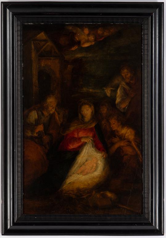 Antonio Allegri Correggio, hans art. 1700-tal. Osignerad. Pannå 58 x 36,5 cm.