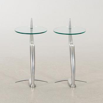 PIERANGELO CARAMIA ''Arcadia Swing'', a pair of tables.