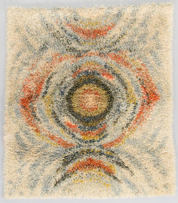 Terttu Tomero, a rya rug, model for Neovius. Circa 182 x 147 cm.