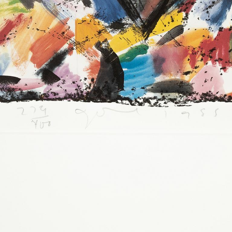 Jim Dine, lithographs in colours, 4, From "The Astra Set", signed 274/400.