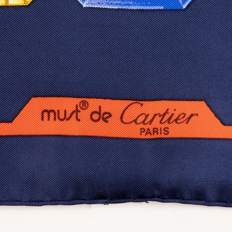 Cartier, scarf.