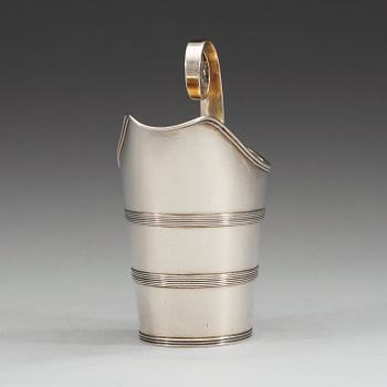 GRÄDDKANNA, av Per Zethelius, Stockholm 1800. Gustaviansk.