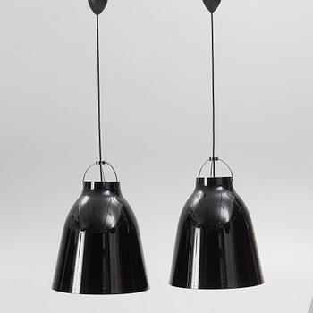 Cecilie Manz, ceiling lamps, a pair, "Caravaggio", Fritz Hansen, Denmark.