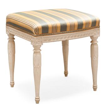 281. A GUSTAVIAN STOOL BY JOHAN HAMMARSTRÖM.