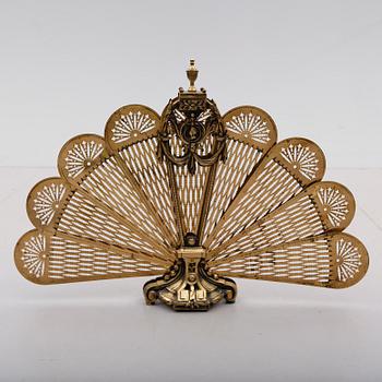 BRASSKYDD, mässing, Louis XVI-stil, 1800-tal.