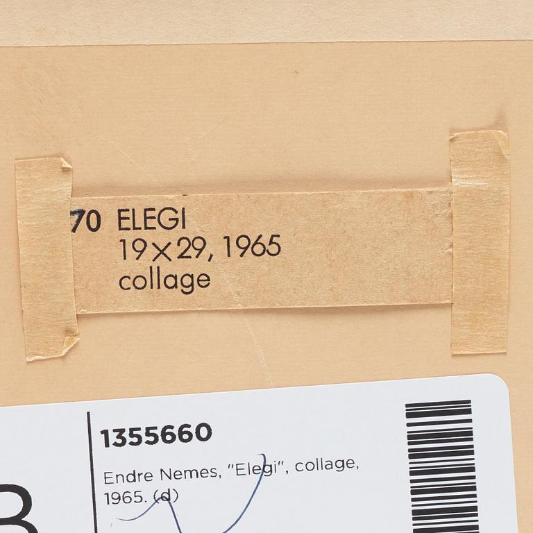 Endre Nemes, "Elegi".