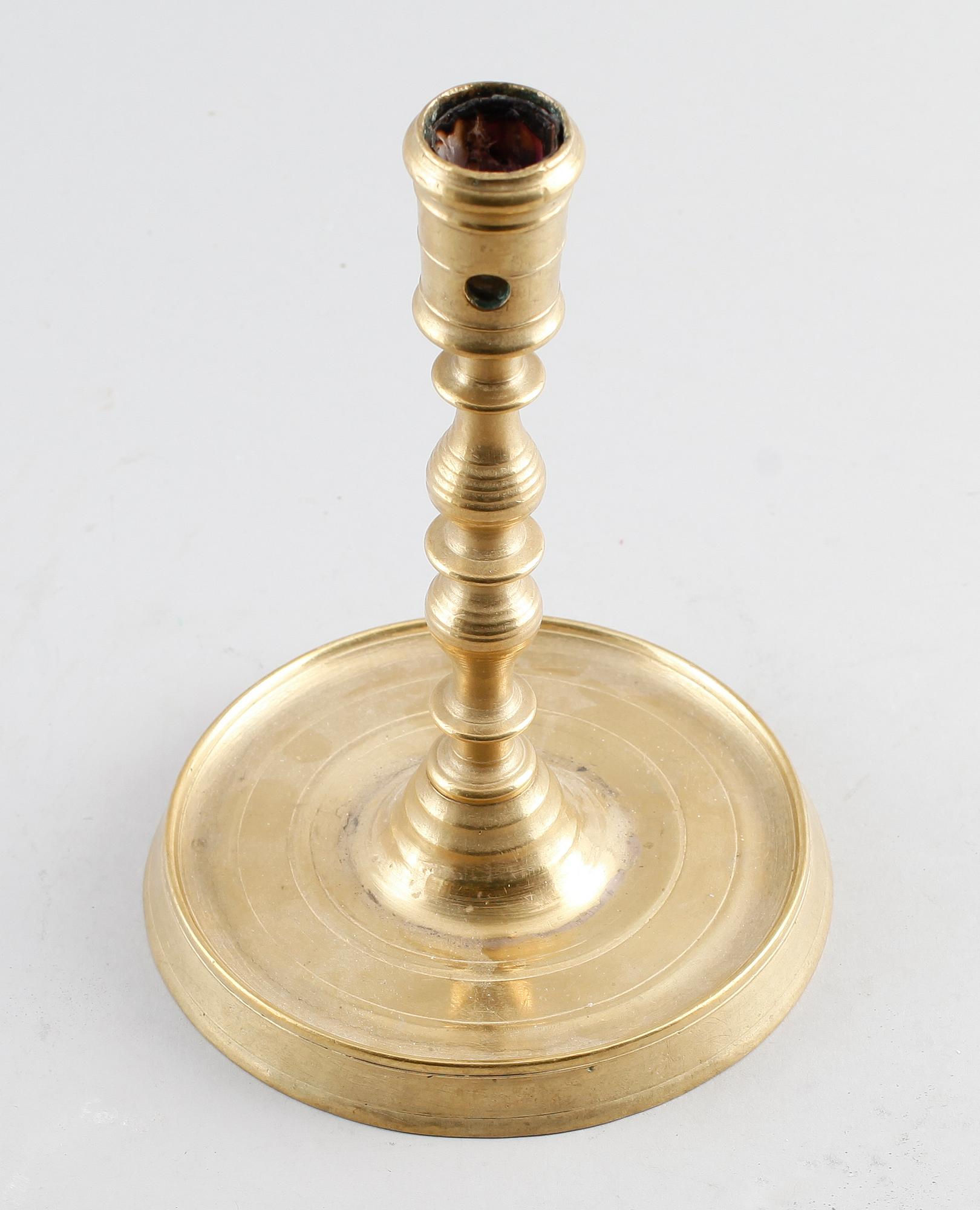 LJUSSTAKE, brons, 1500-tal.