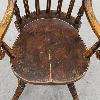 A desk chair, late 19th Century.