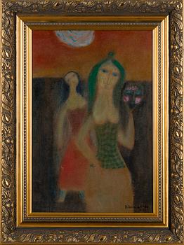 NIKOLAI LEHTO, oil on canvas laid on cardboard, signed and dated -71.