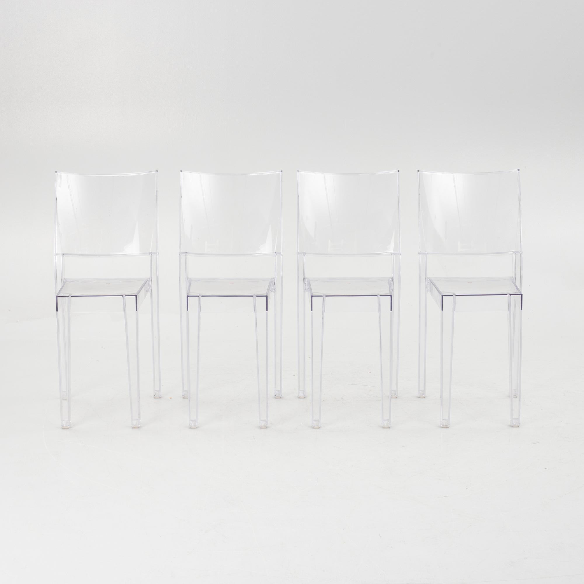 Philippe Starck, 8 st, "La Marie" Kartell, Italien, Modellen formgiven 1998.