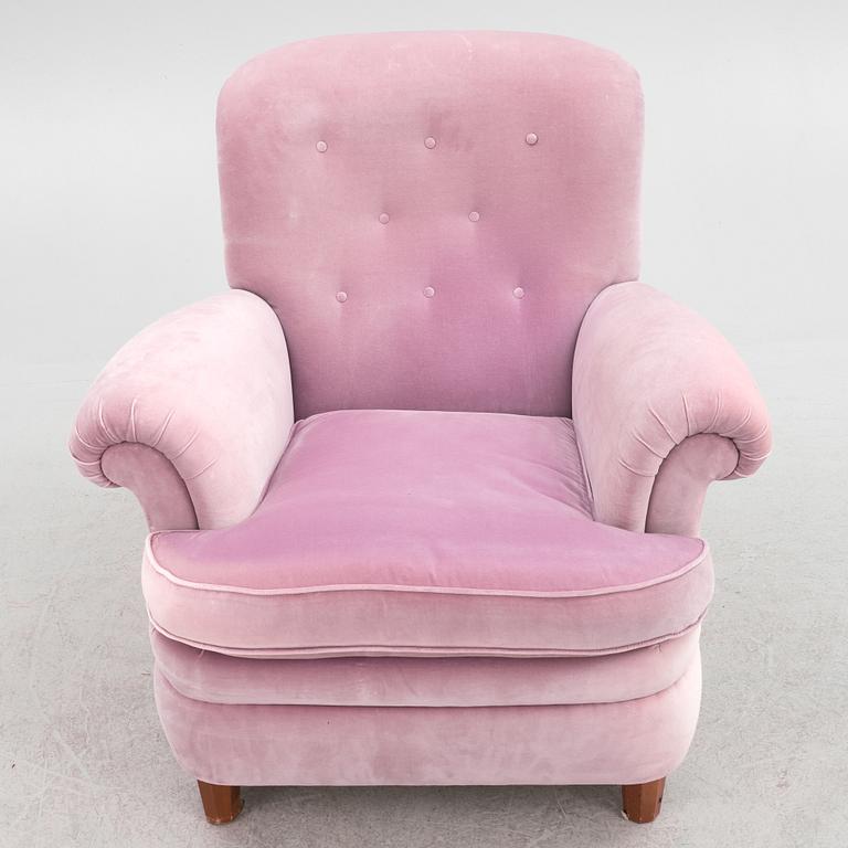 Josef Frank, fåtölj, modell 336, Firma Svenskt Tenn.