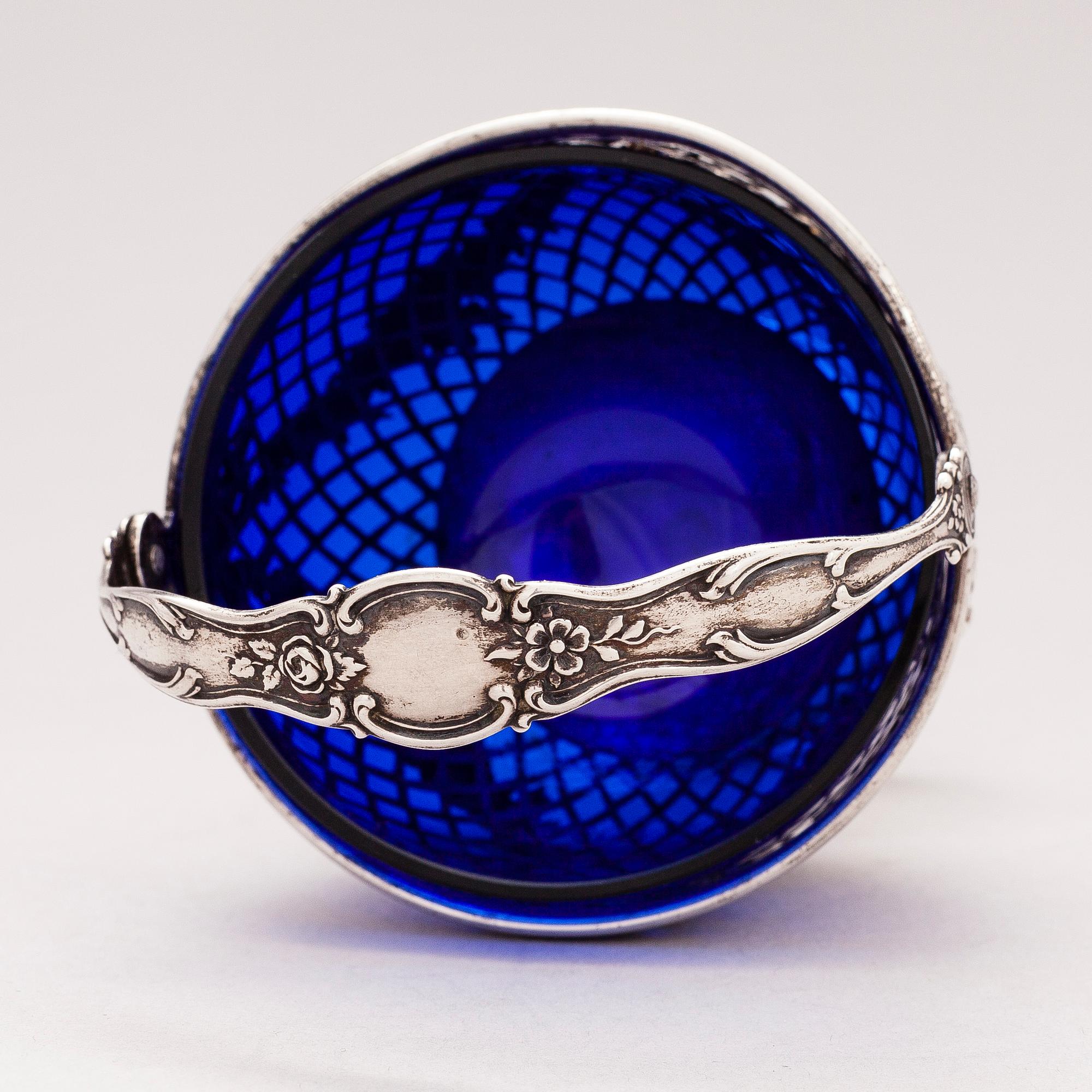 SKÅL, SERVERINGSSKED och SÅSSLEV, sterling silver, New York och Baltimore, USA 1900-talets första hälft.