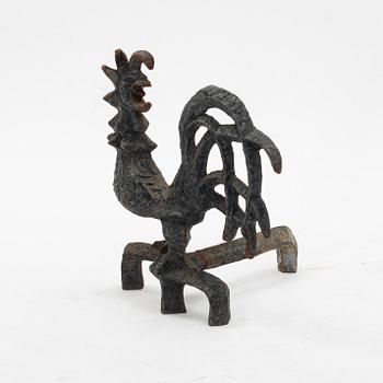 Olle Hermansson, a cast iron andiron, 1960's.