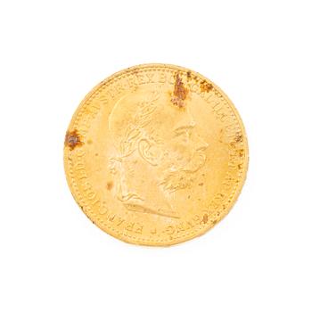Gold coin, Austria-Hungary, 20 Corona, 1893.