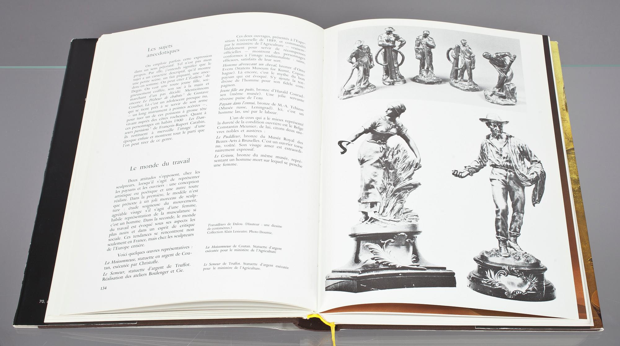 BÖCKER, 3 st, konsthantverk/konst, 1970-tal.