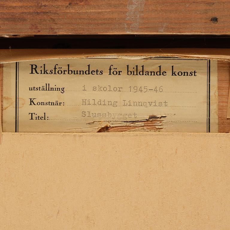 Hilding Linnqvist, "Slussbygget".