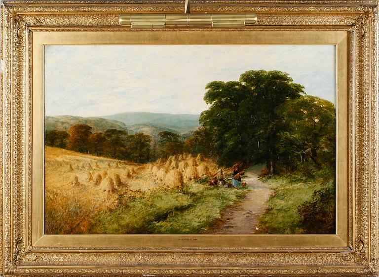 THOMAS DINGLE JUNIOR, olja på duk, signerad och daterad 1869.