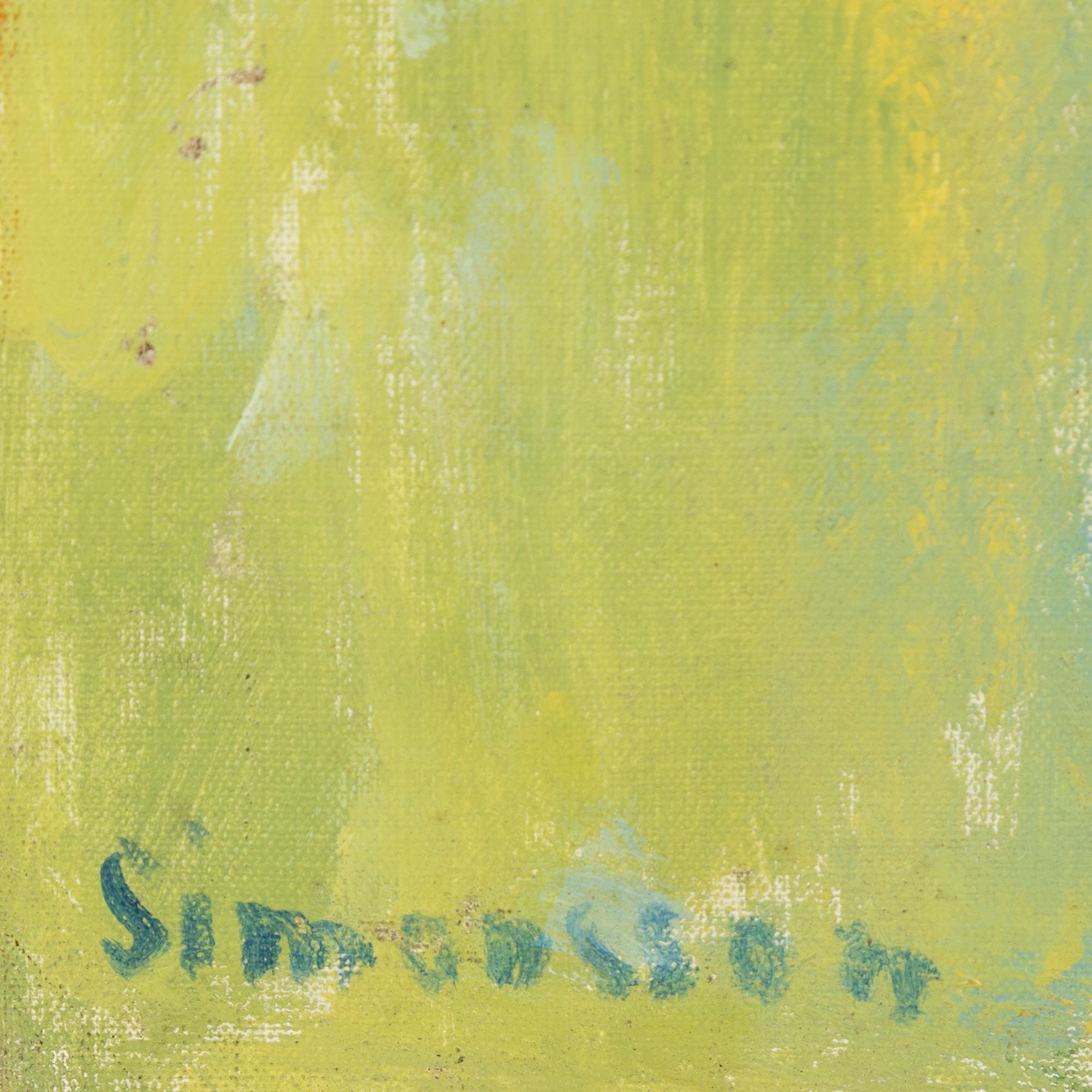 Birger Simonsson, oil on canvas, signed.